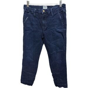 Frame Straight Cropped Denrock Wash Size 29 Jeans Denim Stretch Casual Business